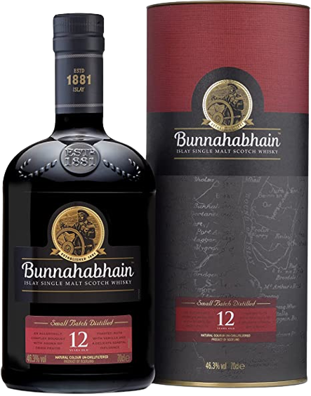 Dramtubes Bunnahabhain 12 Year Old Whisky, 25ml